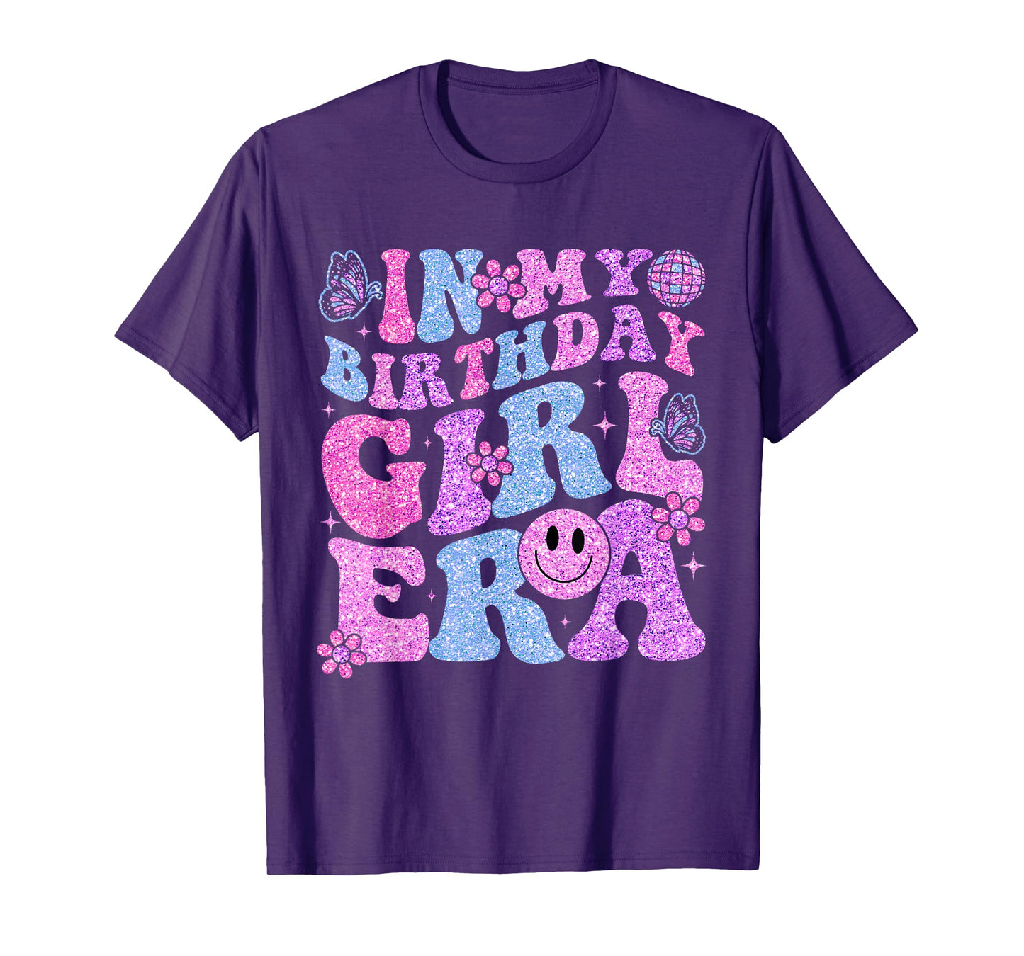 In My Birthday Girl Era Birthday Party Girls T-Shirt