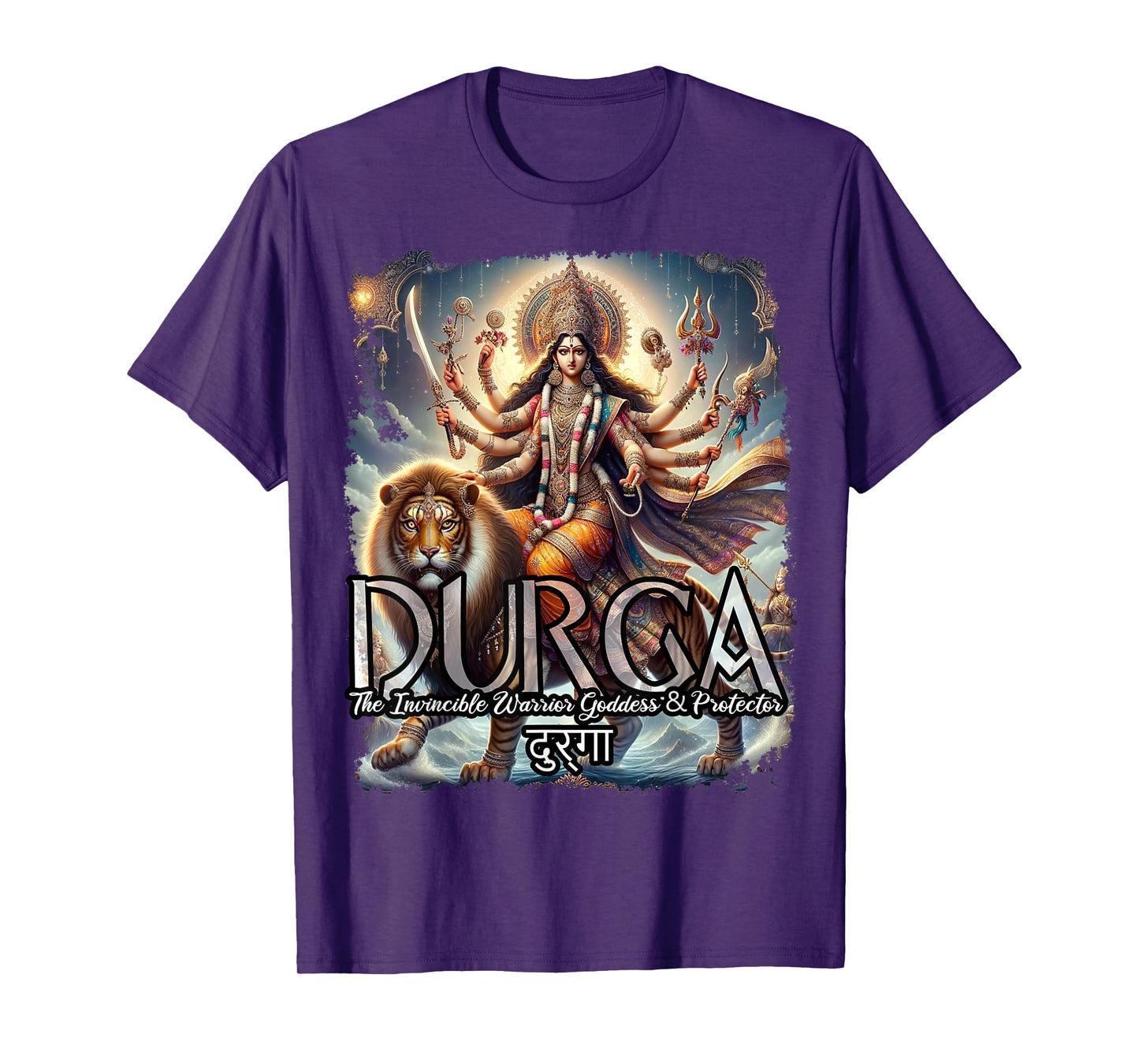 Durga Goddess War Hindu Mythology Devi Shakti T-Shirt