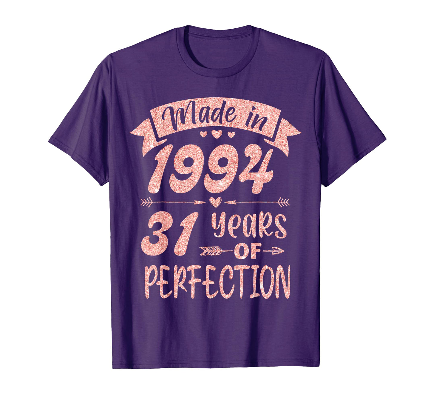 Made in 1994 31 Years Of Perfection Girl Women Birthday T-Shirt