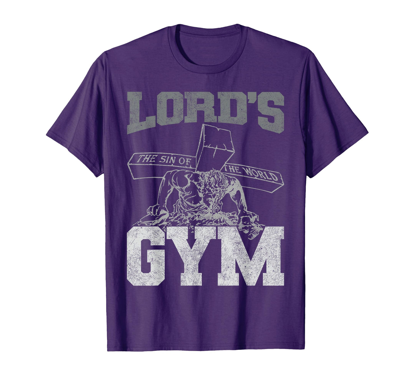 Lords Gym - Lord's The Sin of World Jesus T-Shirt