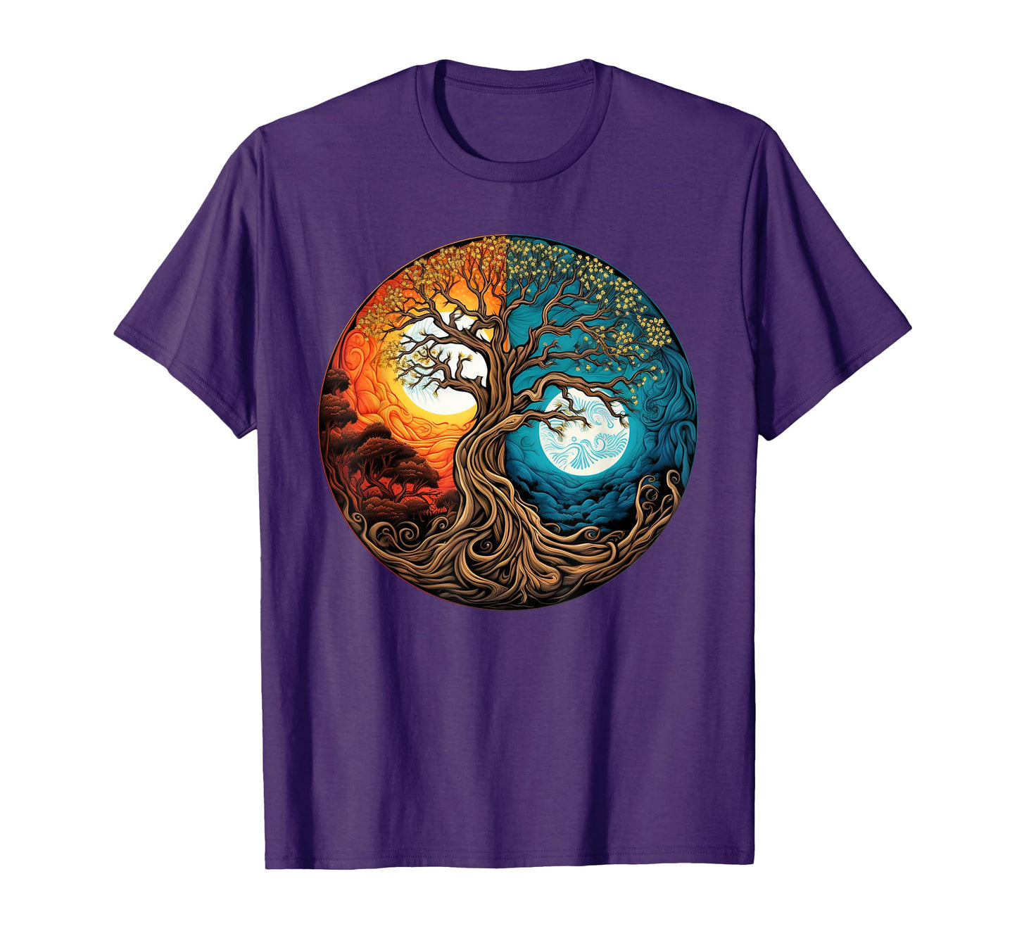 Yin Yang Tree of Life T-Shirt