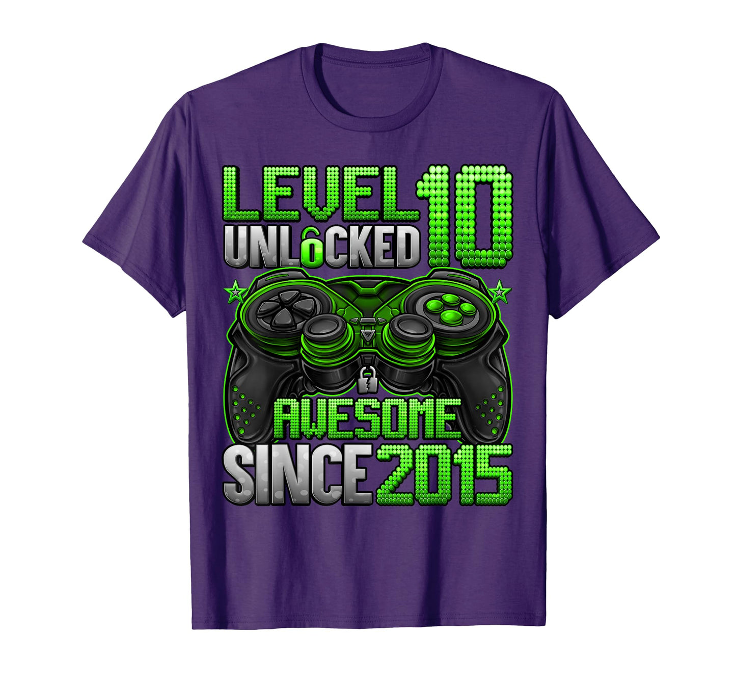 Level 10 Unlocked 10 Year Old Gifts Boys 10th Birthday Boy T-Shirt