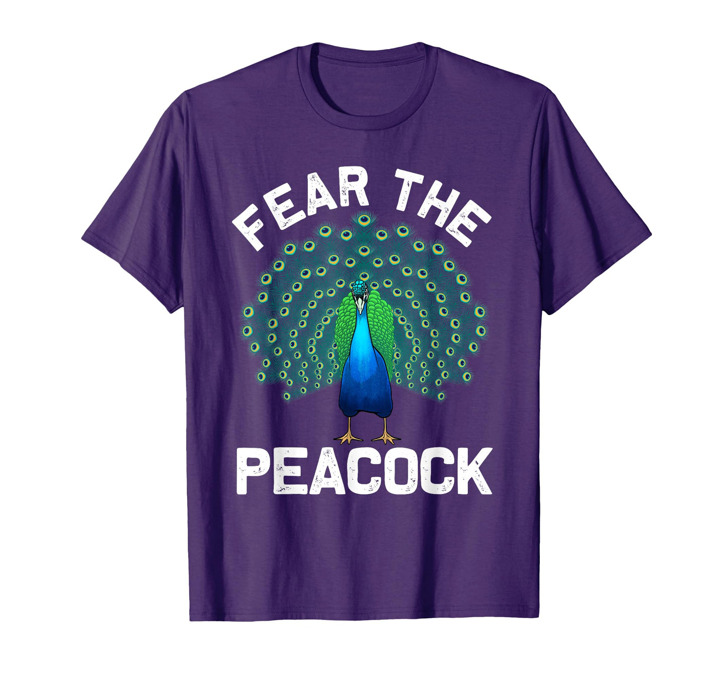 Funny Peacock Art For Men Women Adult Feather Peacock Lover T-Shirt