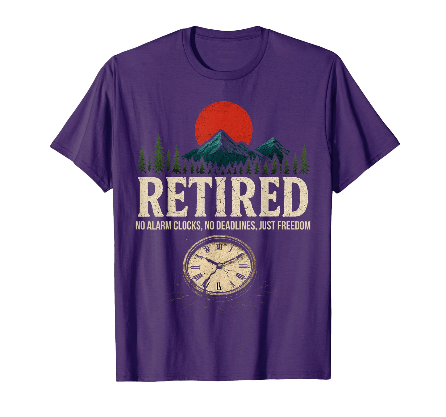Retirement Party No Alarm Clocks No Deadlines Just Freedom T-Shirt