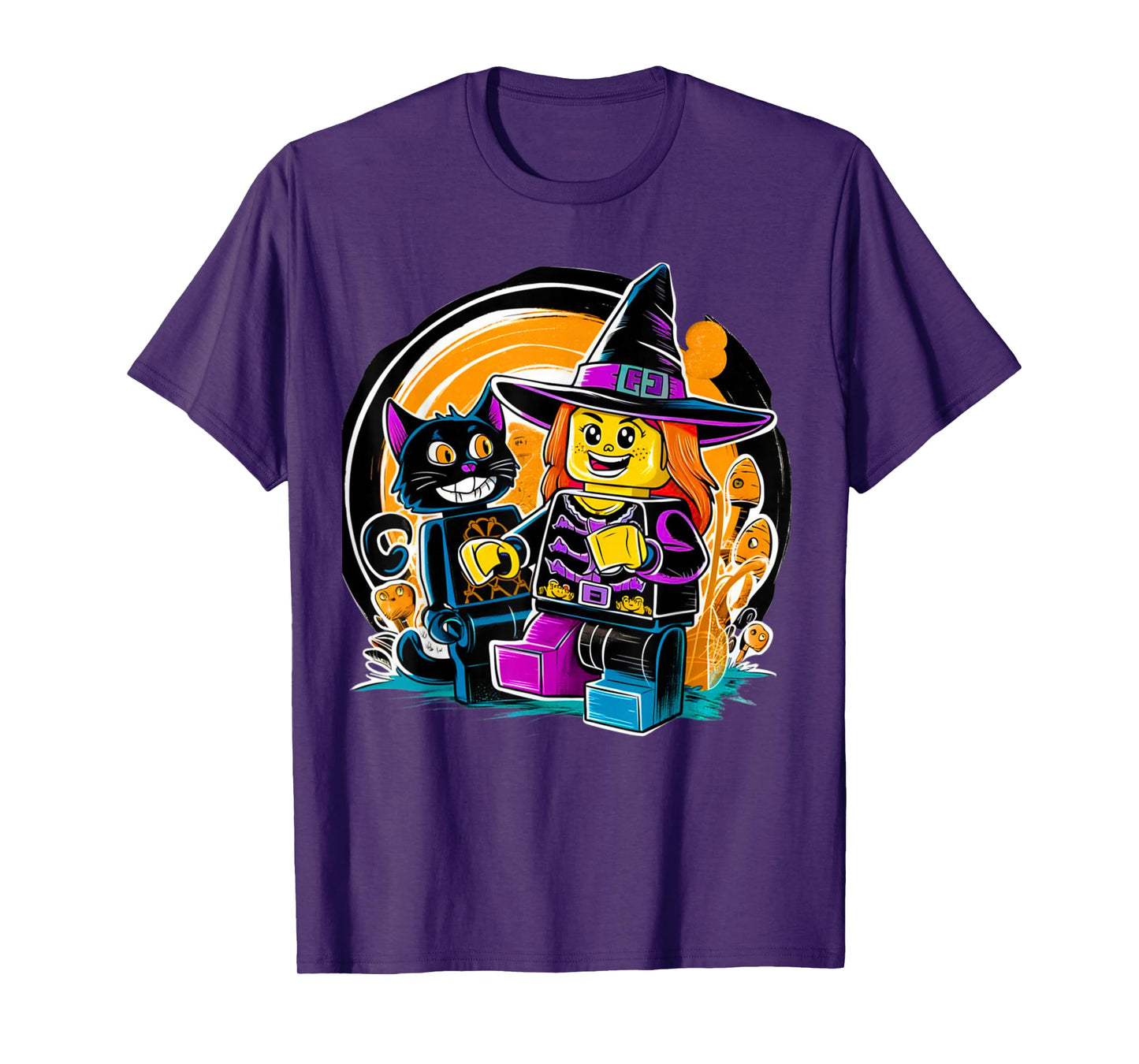 Halloween Master Builder Kids Boy Building Blocks Brick Toys T-Shirt