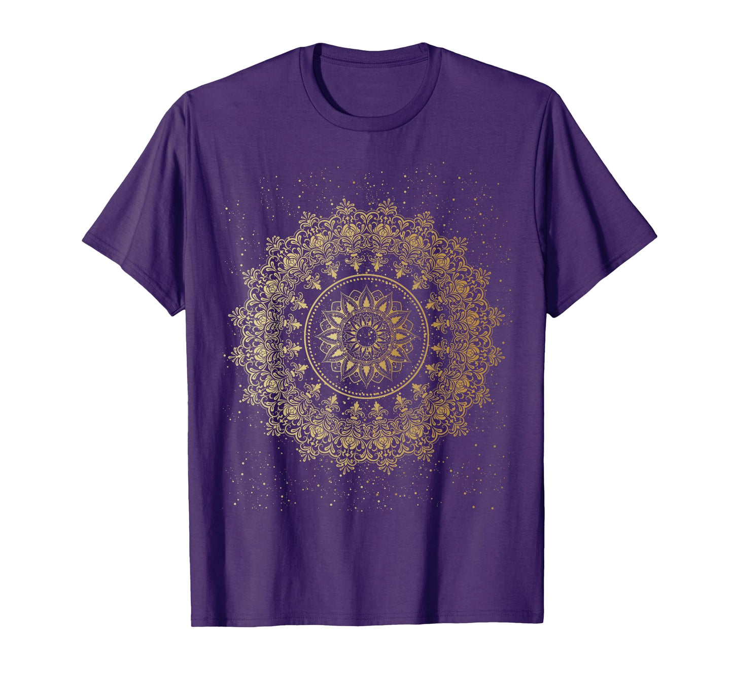 Womens Mandala Circle Mandala T-Shirt