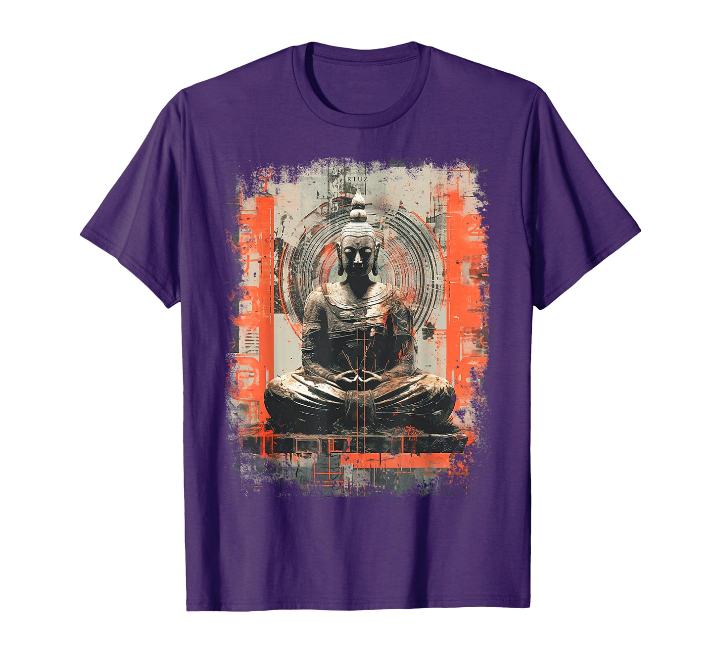 Hip Hop Y2K Vintage Hipster Retro Edgy Streetwear Buddha T-Shirt