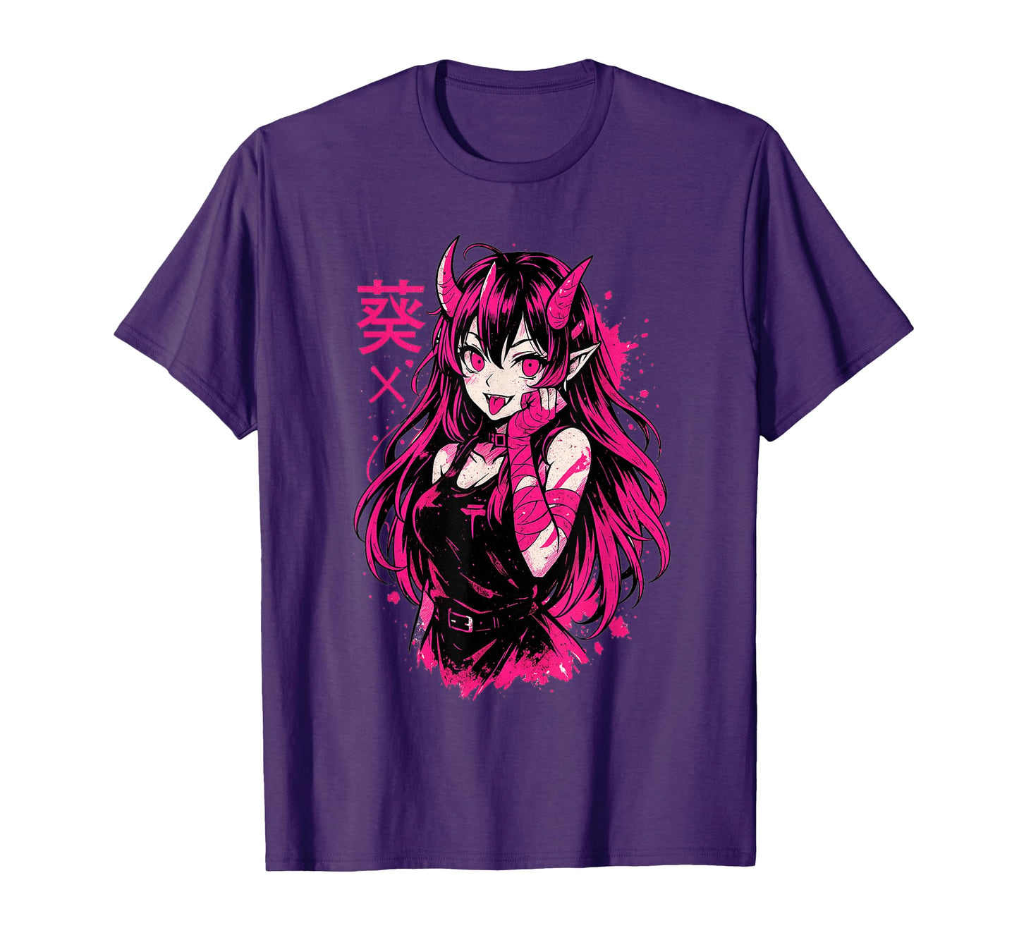 Goth Anime Waifu Kawaii Manga Girl | Creepy Horror Aesthetic T-Shirt