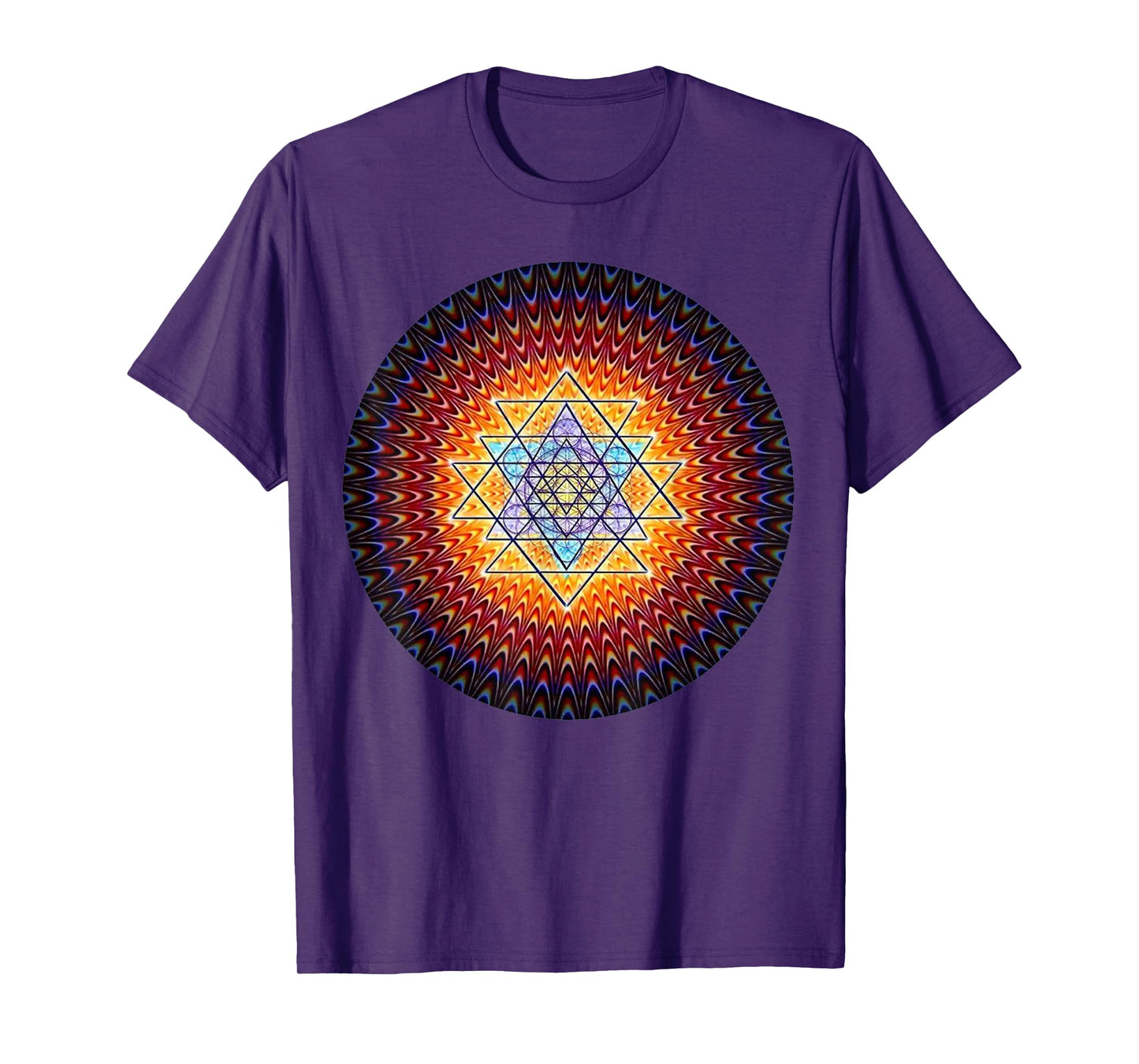 Sacred Sri Yantra Shirt - Mandala Mystical Diagram T-Shirt
