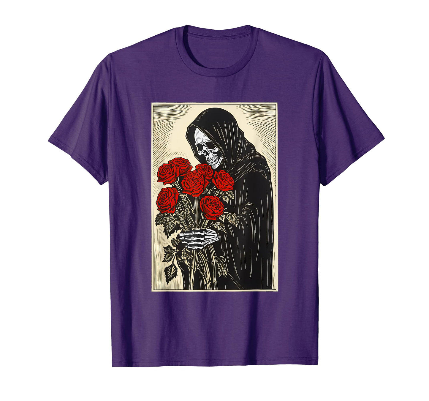 Grim Reaper Smelling The Roses T-Shirt