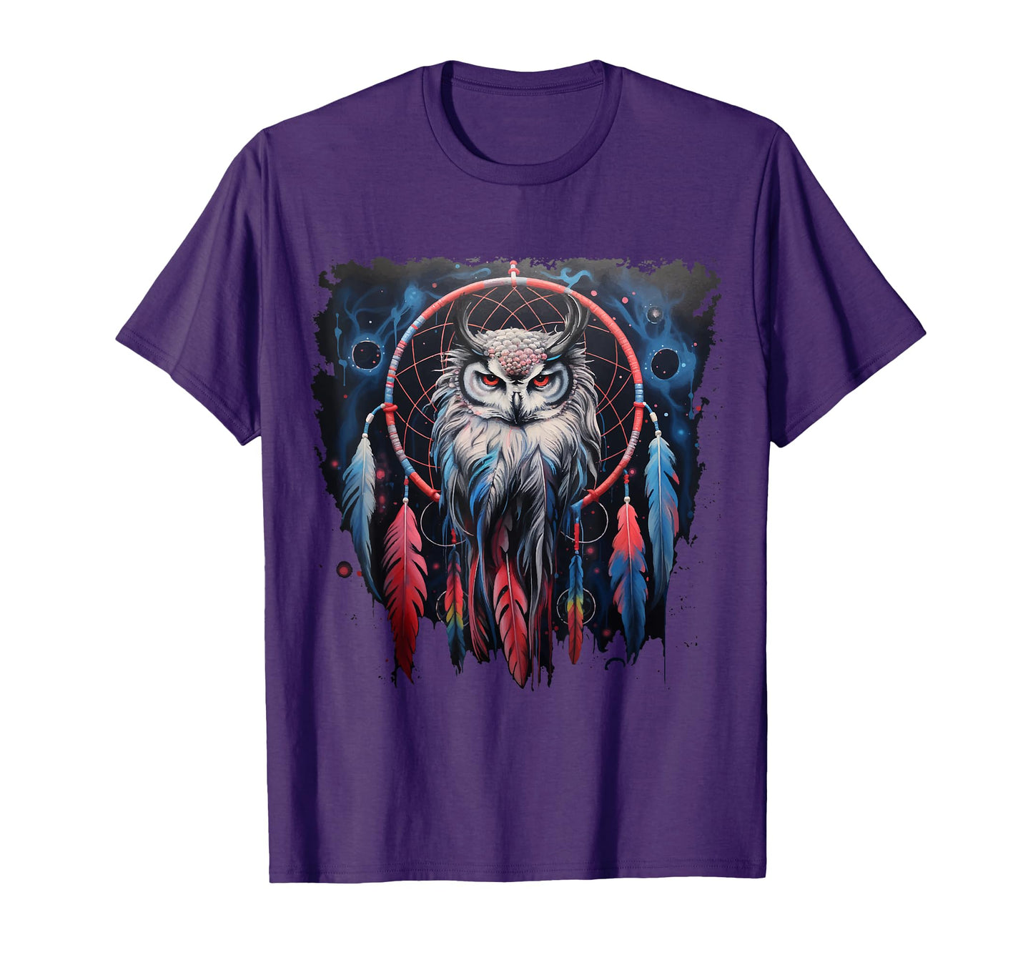 Owl T-Shirt Dream Catcher Spiritual Dream Catcher Owl T-Shirt