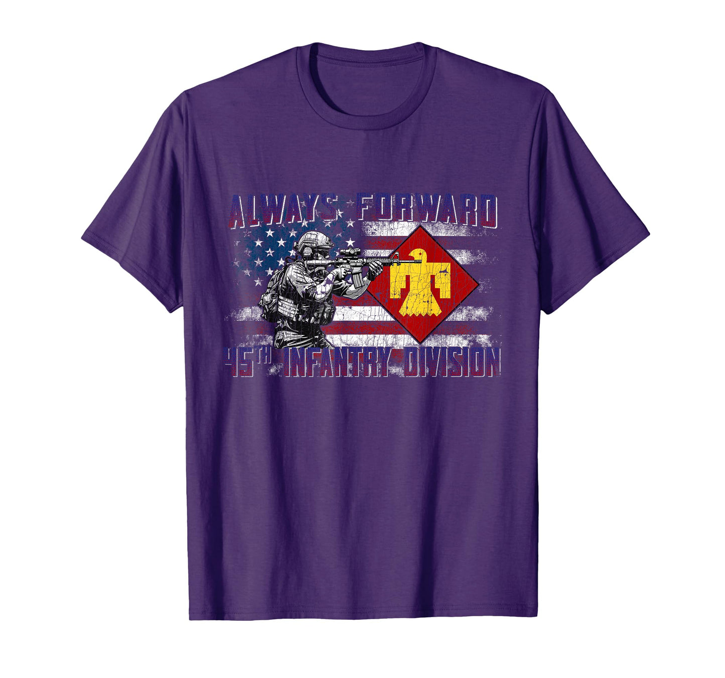 45th Infantry Division 45th ID Always Forward Gifts T-Shirt