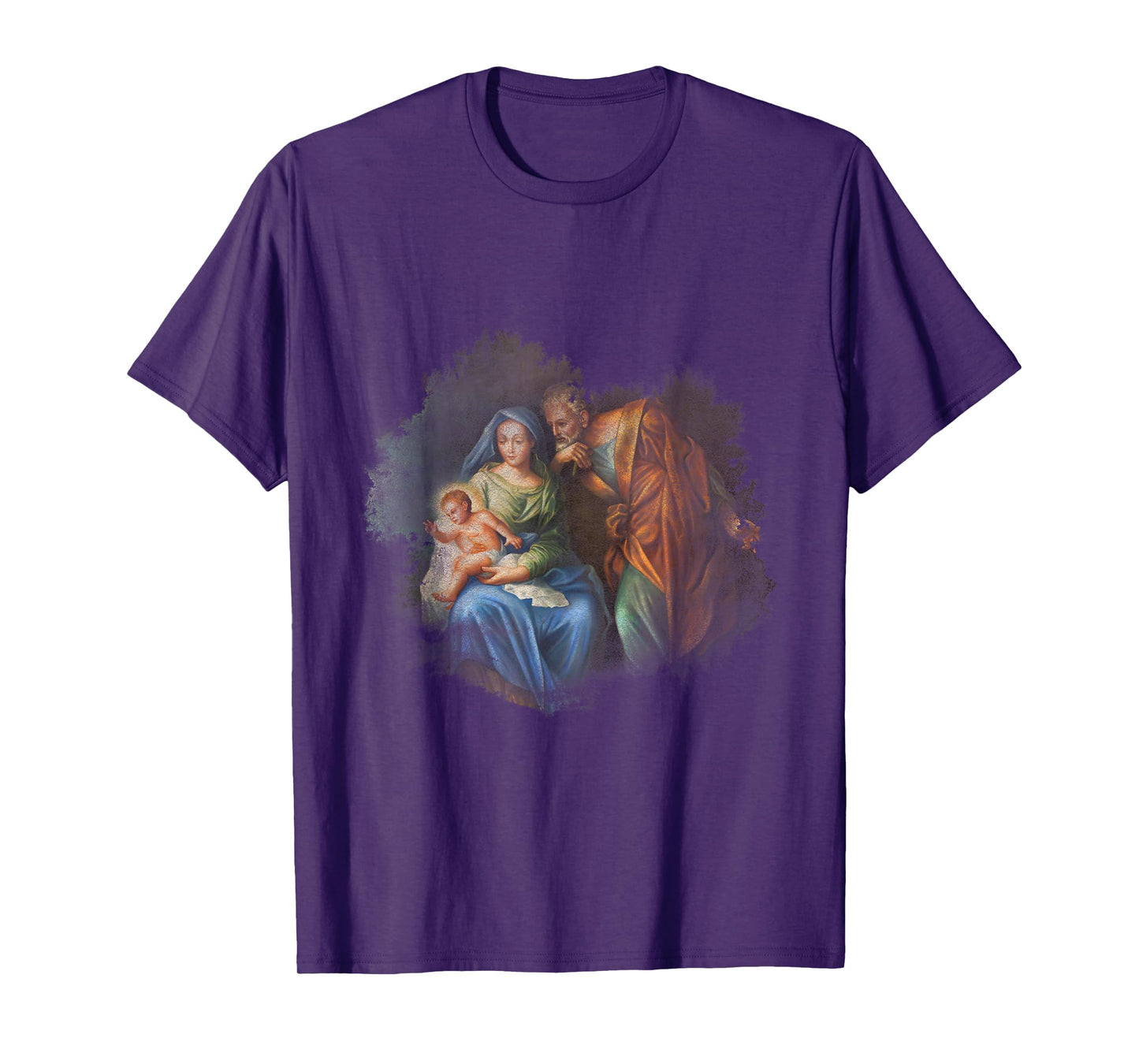 Sacred Family Tee Virgin Mary Joseph Jesus Catholic T-Shirt