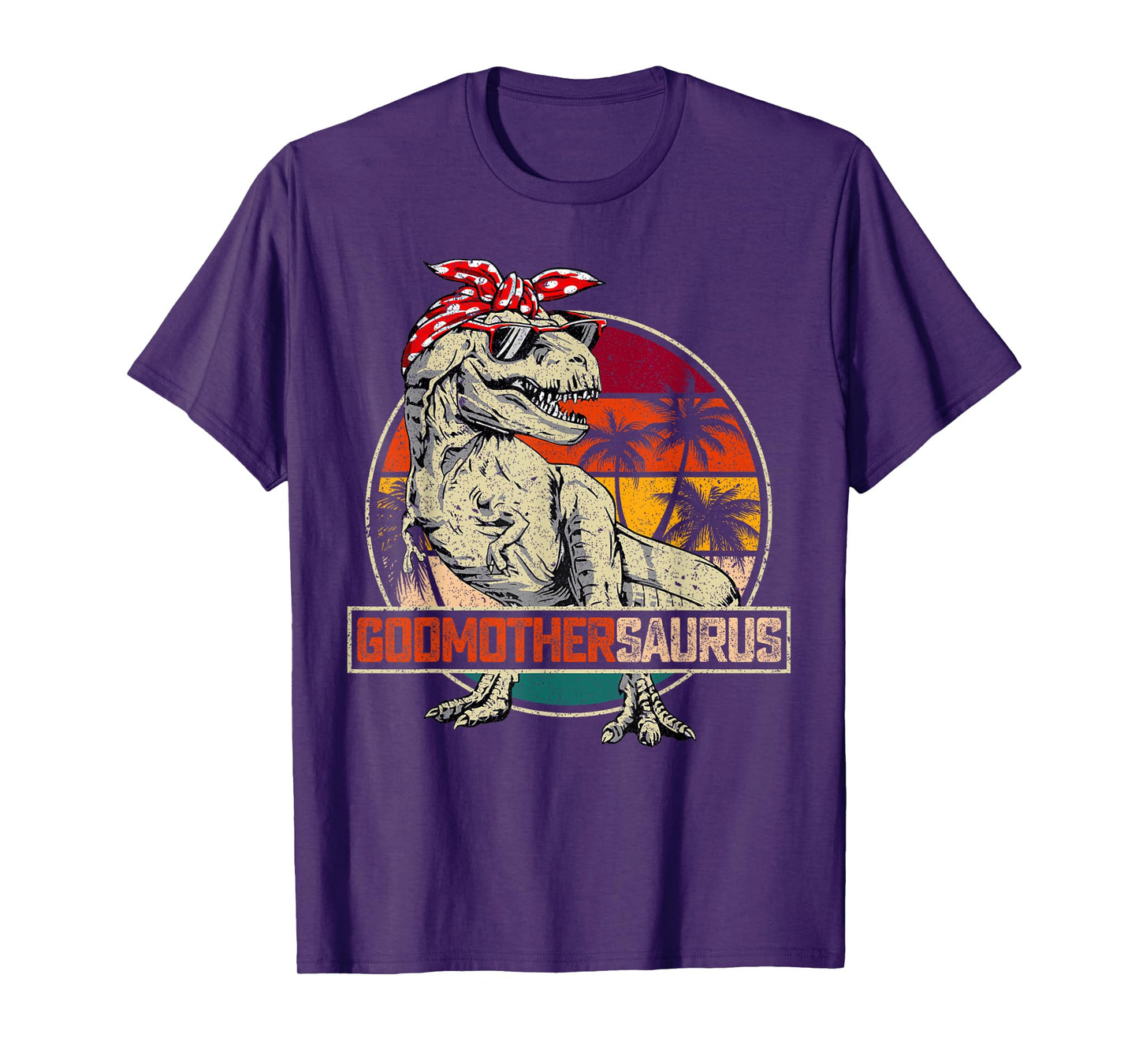 Godmothersaurus T Rex Dinosaur Godmother Saurus Family Match T-Shirt
