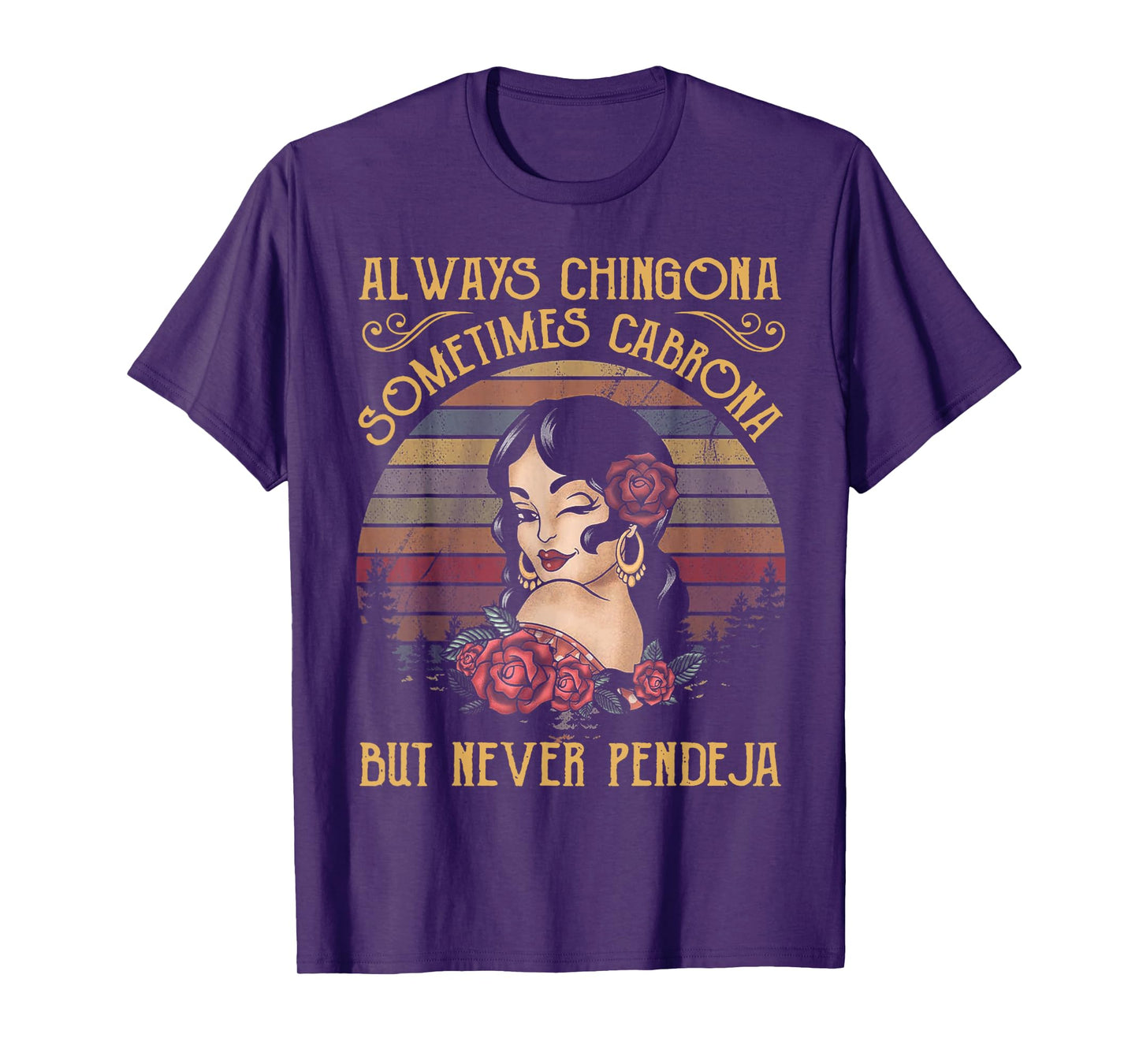 Always Chingona Sometimes Cabrona Black Women's Yoga T-Shirt