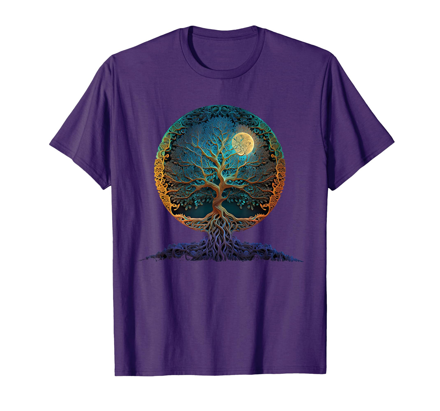 Tree Of Life Yoga Zen Namaste Meditation T-Shirt
