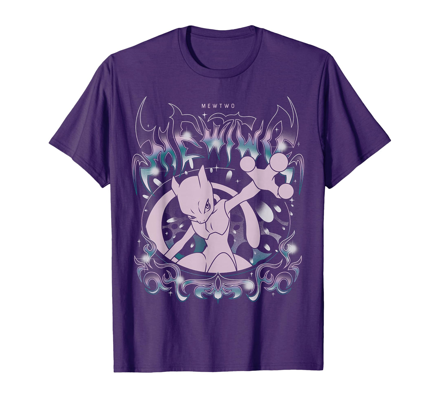 Pokémon - Mewtwo Grunge Oversized T-Shirt