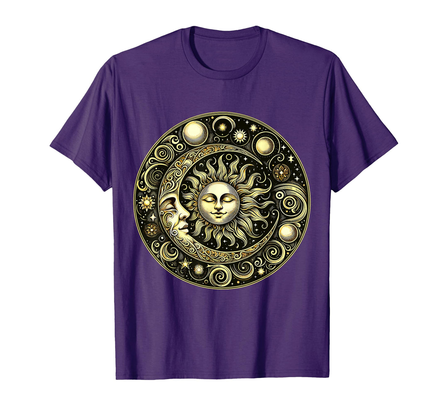 Celestial Moon and Sun T-Shirt