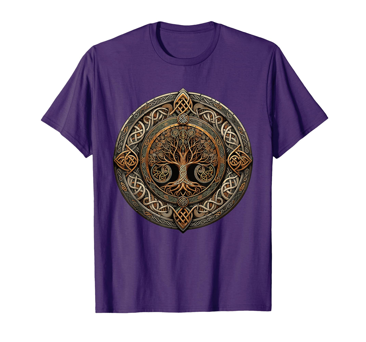 Celtic 'Tree Of Life' Shield s Celtic Knot Designs T-Shirt