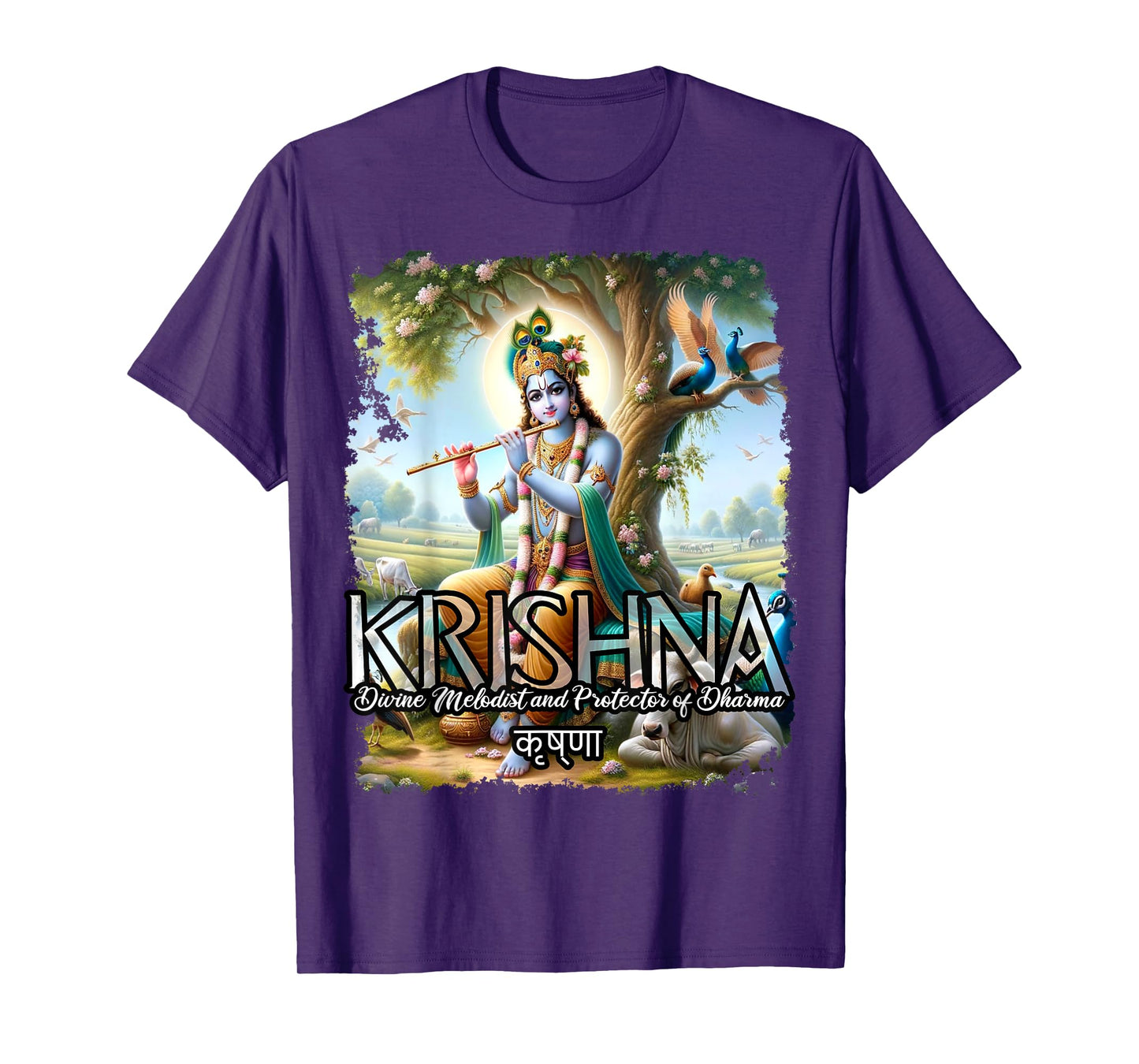 Krishna Hindu God Mythology Spiritual Enlightenment T-Shirt