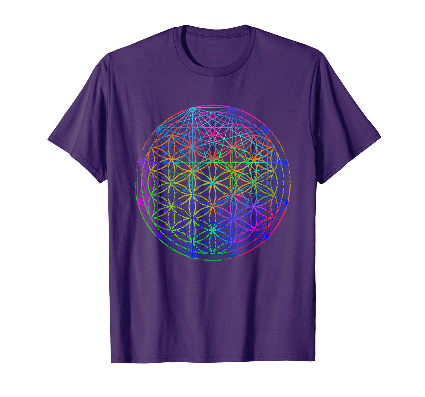Geometric Chakra - Psychedelic Sacred Geometry T-Shirt T-Shirt
