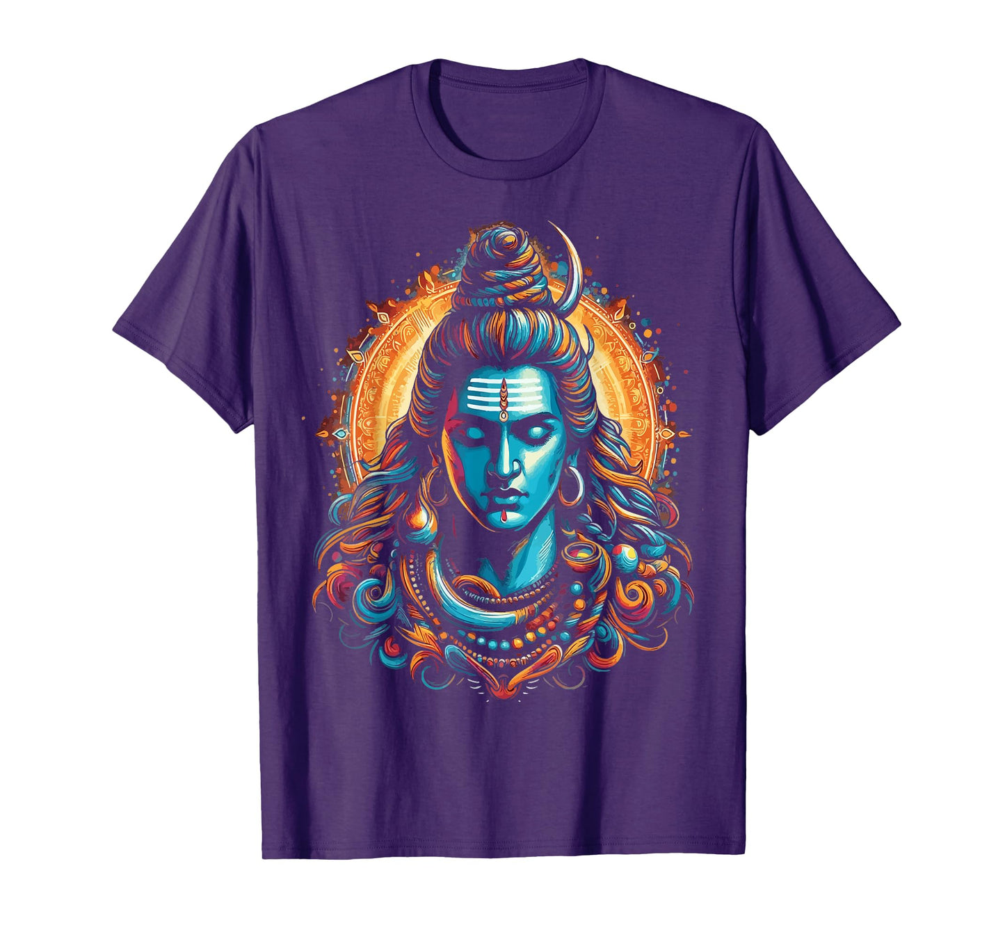 Lord Shiva Hindu God Mahadeva Trident Hinduism Devotee T-Shirt