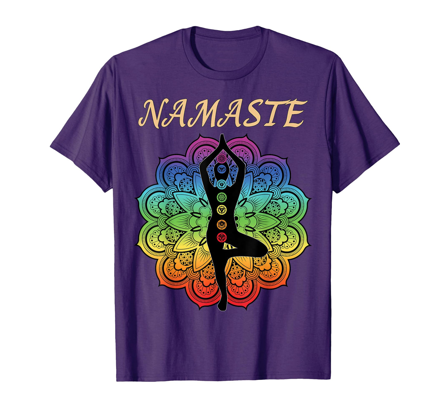 7 Chakra Namaste Reiki Kundalini Yoga T-Shirt