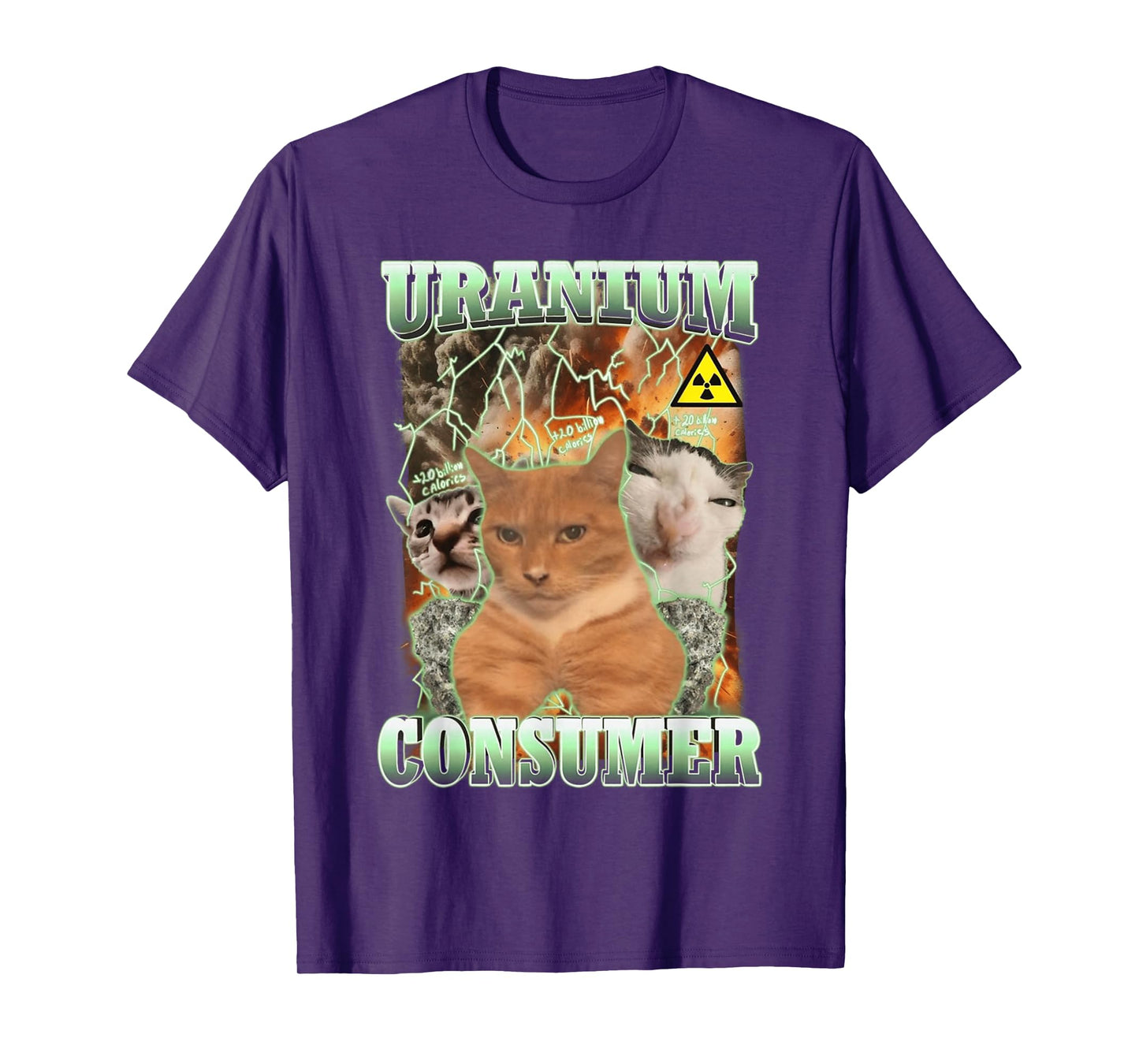 Uranium Consumer Cat Funny T-Shirt