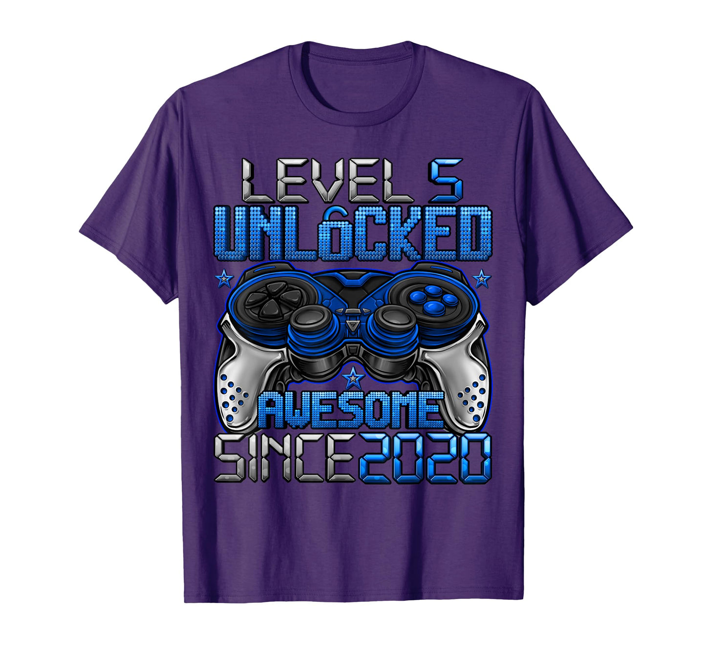 Level 5 Unlocked 5 Year Old Gifts For Boys 5th Birthday Boy T-Shirt