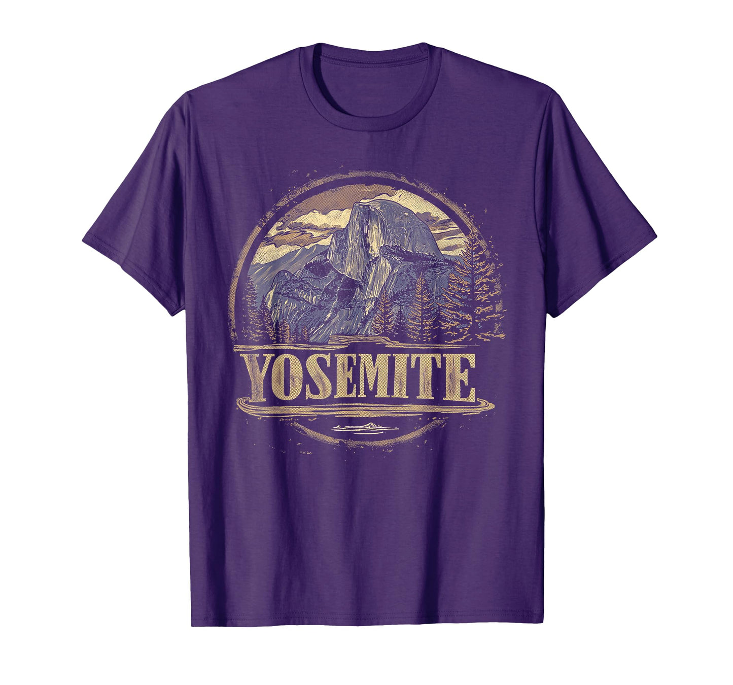 Yosemite - US National Park Vintage Men Women Retro T-Shirt