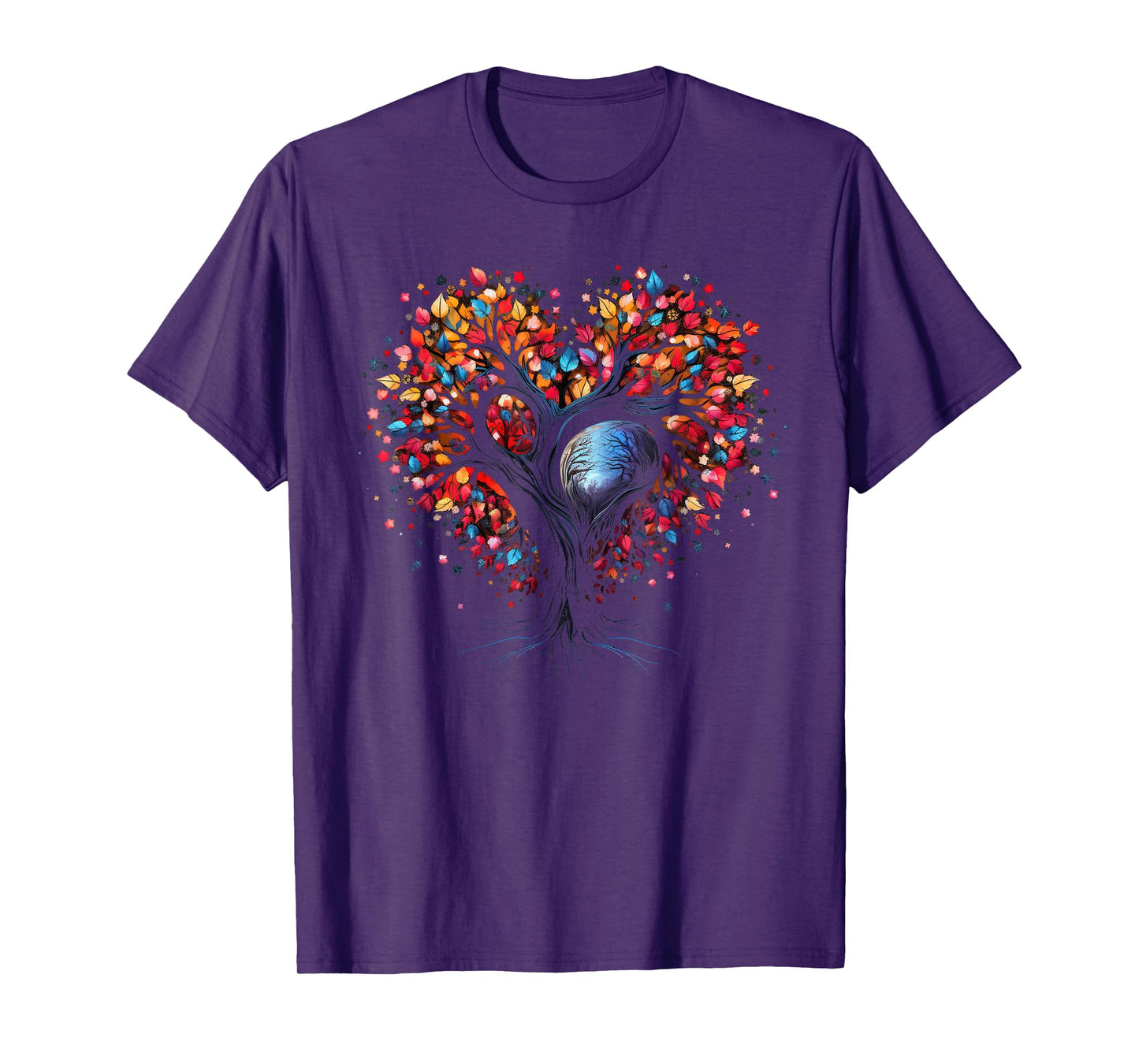 Tree of Life Heart Buddhism Yoga Meditation T-Shirt
