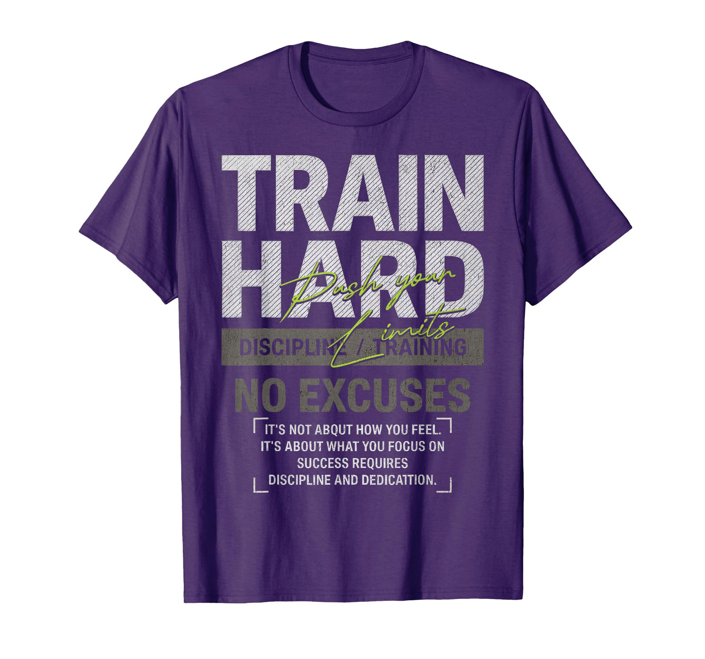 Y2K Fitness Quote Gym Training Discipline Yoga Sport Workout T-Shirt