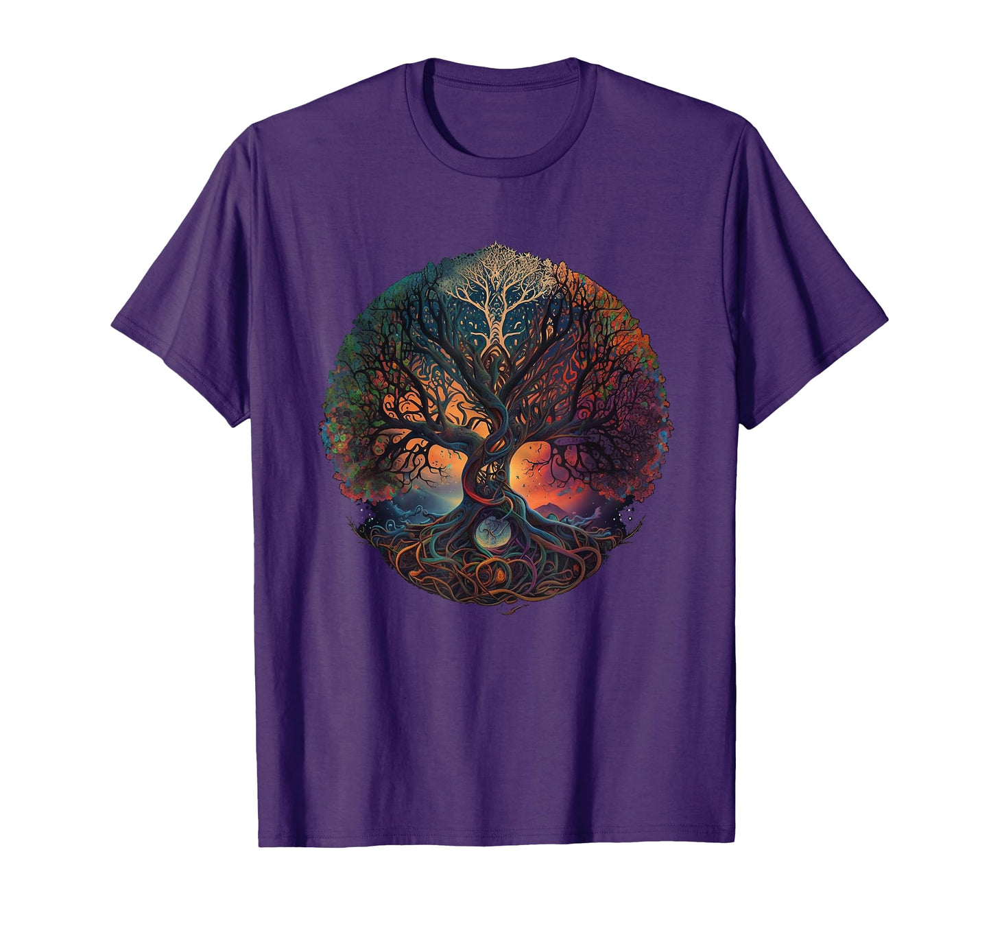 Tree Of Life Gift The Tree Of Life Meditation T-Shirt