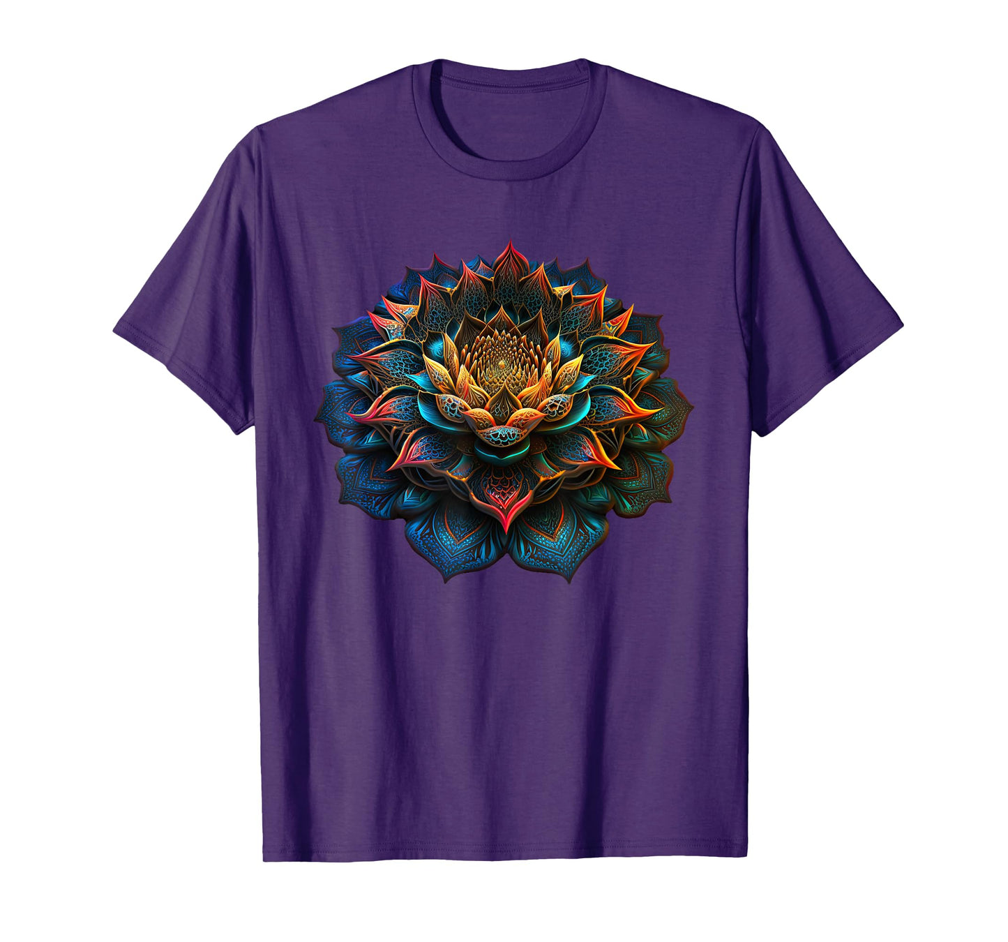 Lotus Flower Yoga Zen Bohemian Namaste Meditation.. T-Shirt