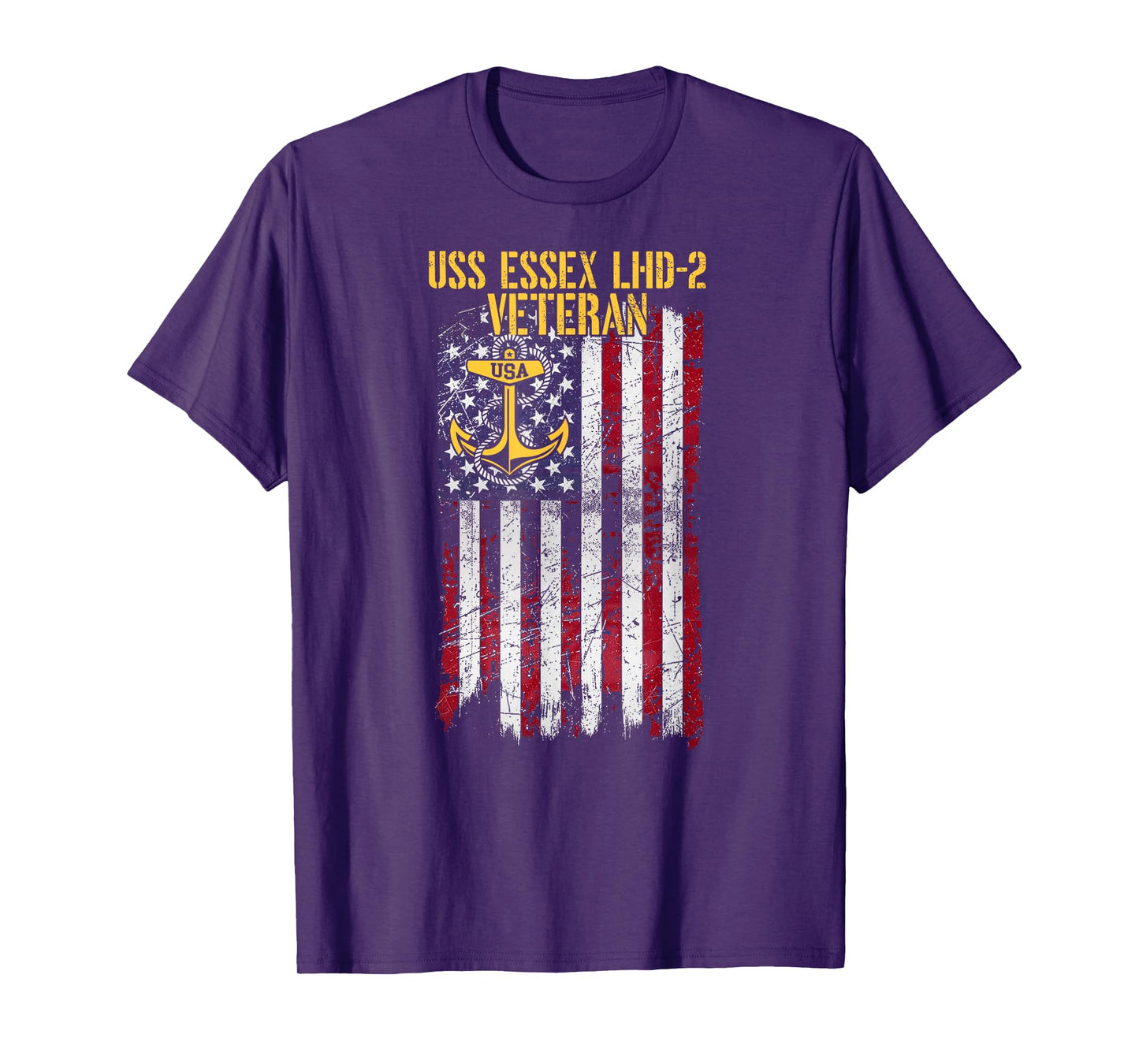 USS Essex LHD-2 Amphibious Assault Ship Veteran T-Shirt