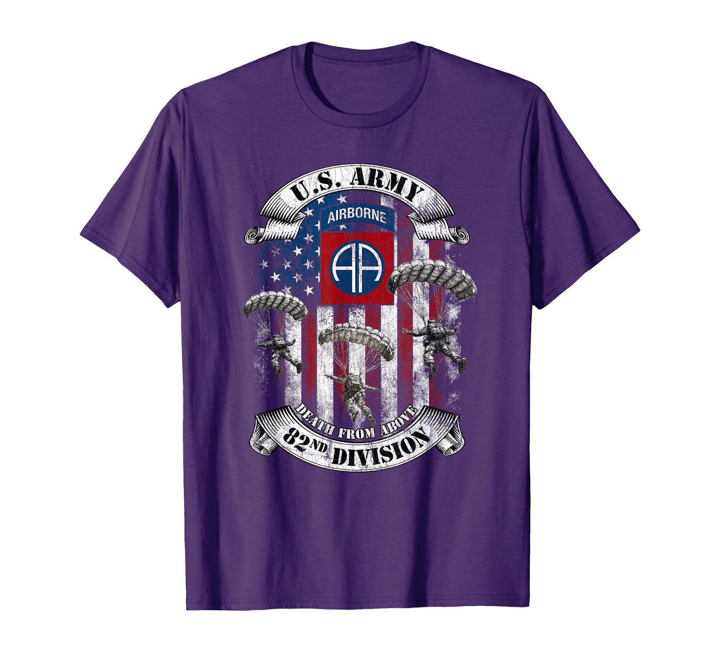 82nd Airborne Division Death From Above Fort Bragg Gifts T-Shirt