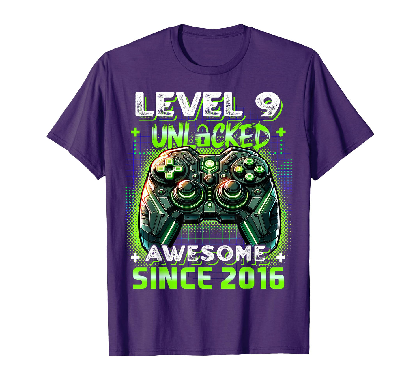 9th Birthday Boy Level 9 Gamer 9 Year Video Game Party T-Shirt