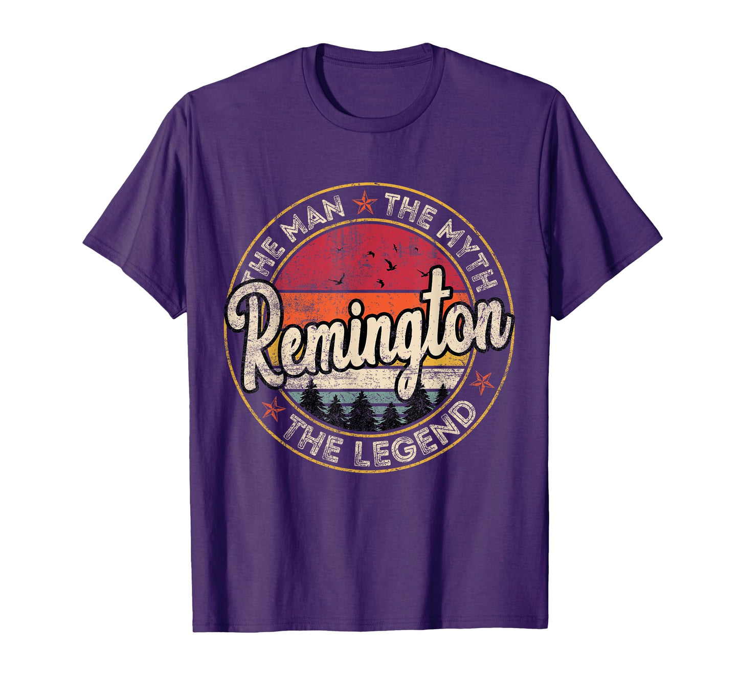 Remington The Man The Myth The Legend Personalized Name T-Shirt