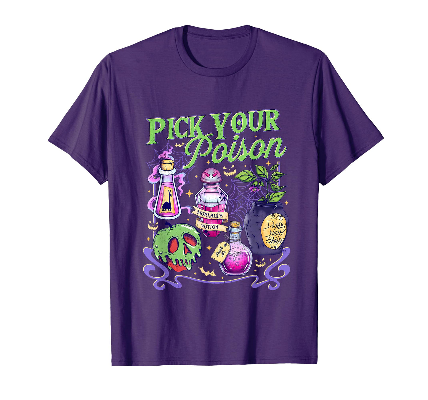 Pick Your Poison Vintage Princess Halloween T-Shirt