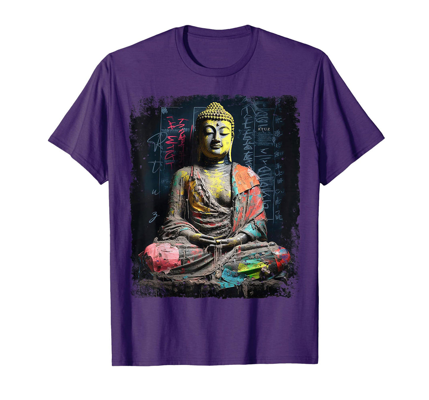 Hip Hop Y2K Vintage Hipster Retro Edgy Streetwear Buddha T-Shirt