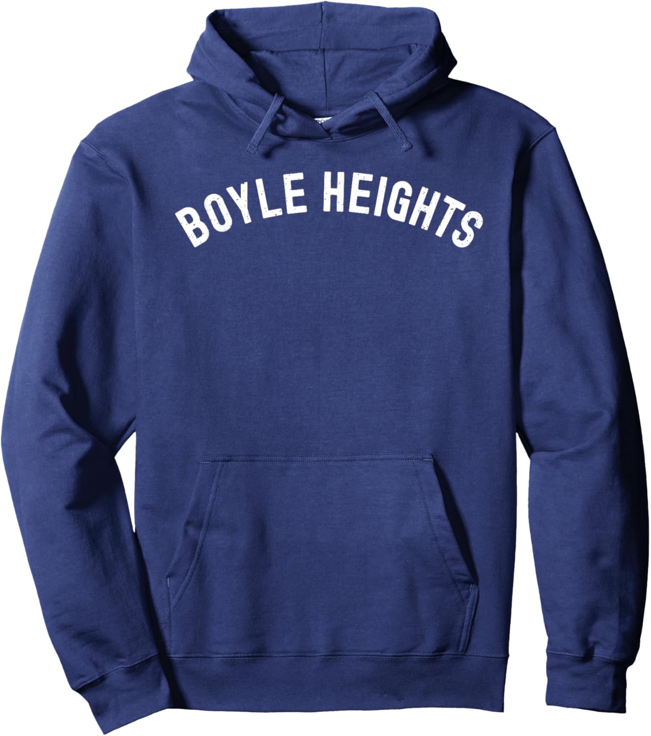 Boyle Heights East LA Los Angeles City Terrace 213 323 90033 Hoodie - Hoodie | Navy