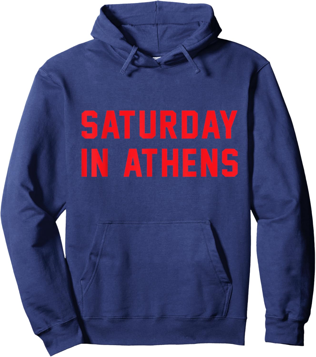 Athens Georgia | Saturday in Athens Hoodie - Hoodie | Navy