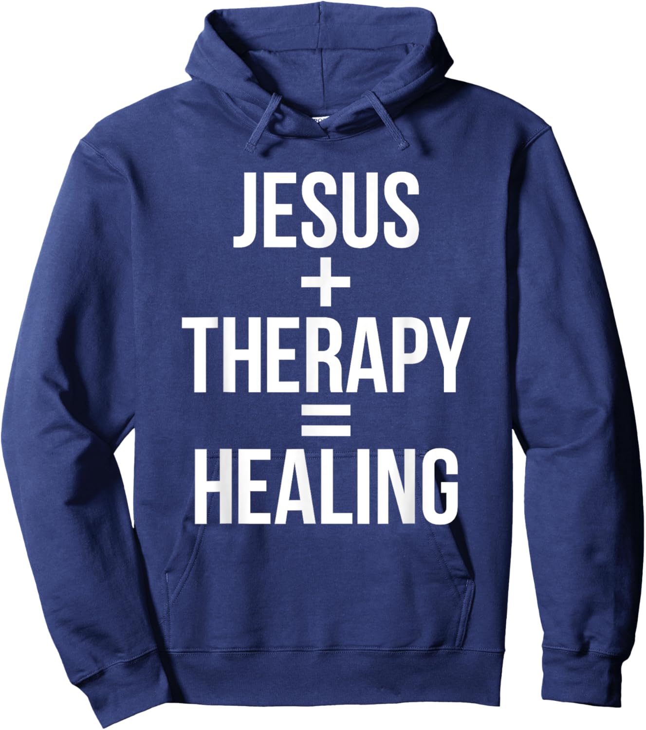 Jesus Therapy Healing Hoodie - Hoodie | Navy