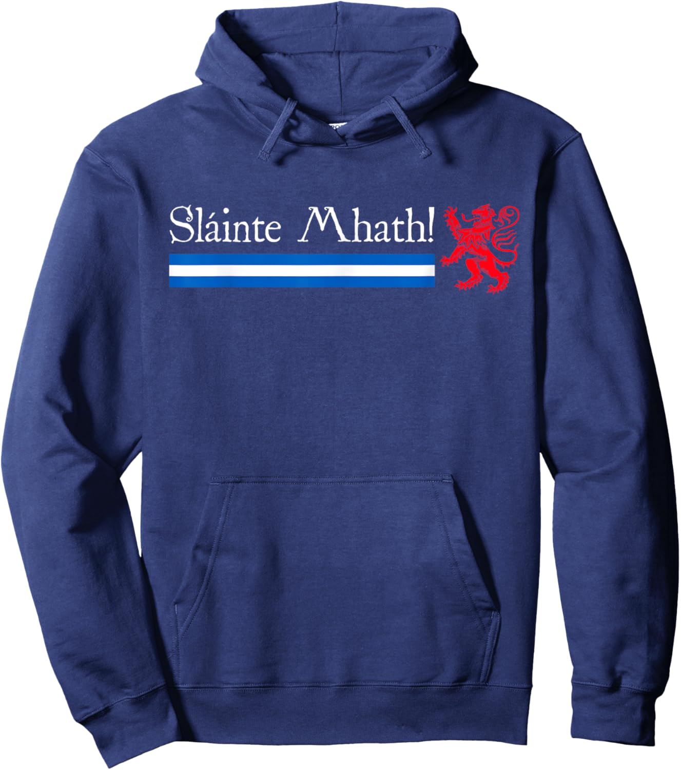 Sláinte Mhath! Scotland Scottish flag funny Scotland Hoodie - Hoodie | Navy