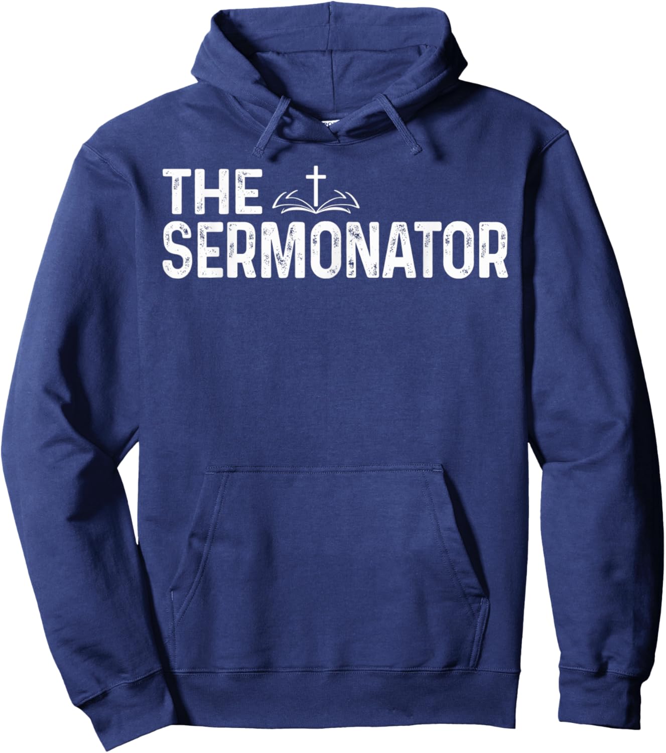 The Sermonator Pastor Christian Parish Clergy Apparel Hoodie - Hoodie | Navy
