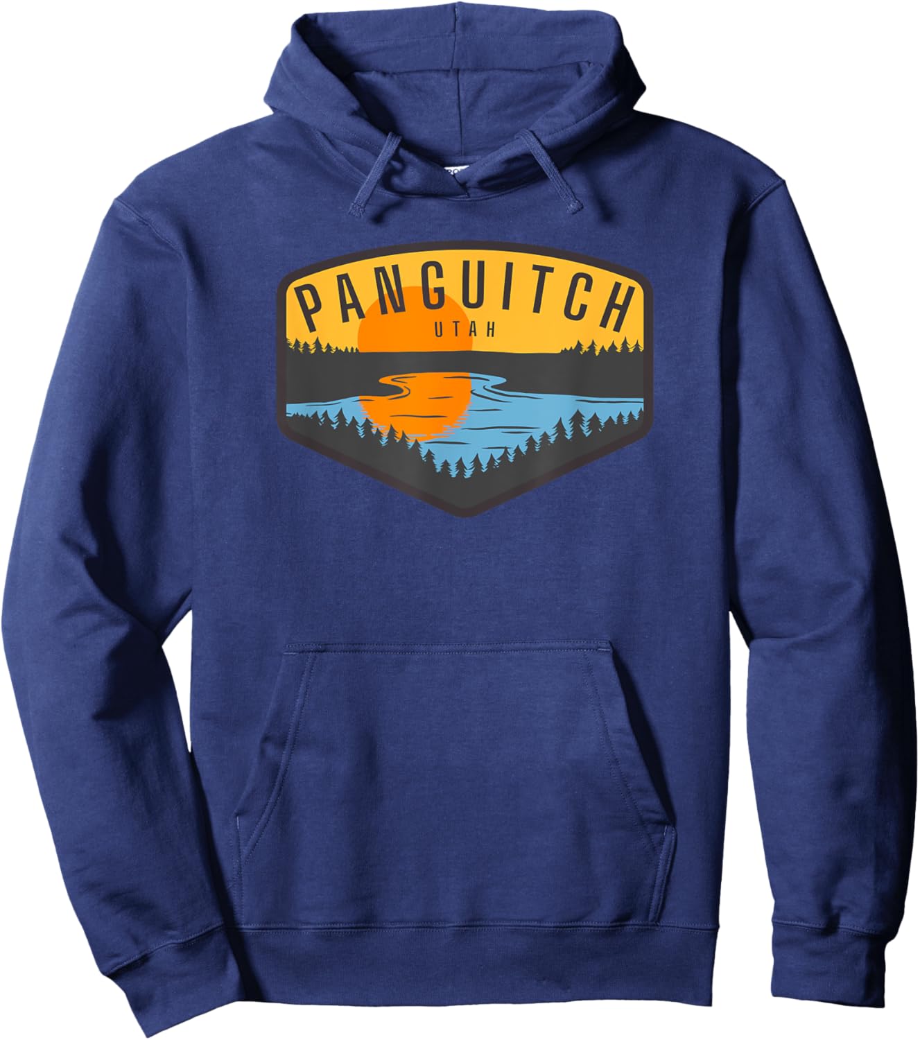 Panguitch Lake Utah Hoodie - Hoodie | Navy