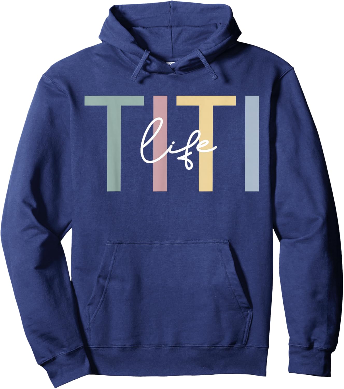 Titi Life Titi Auntie Boho Cute Titi Aunt Hoodie - Hoodie | Navy