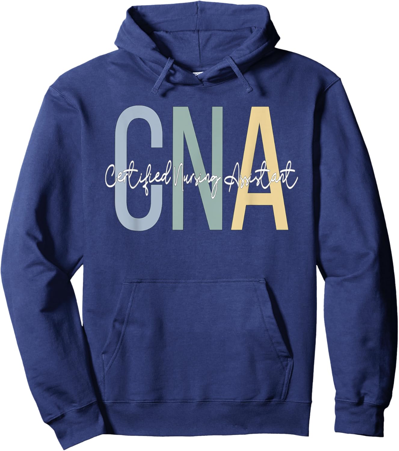 Certified Nursing Assistant Boho CNA Hoodie - Hoodie | Navy