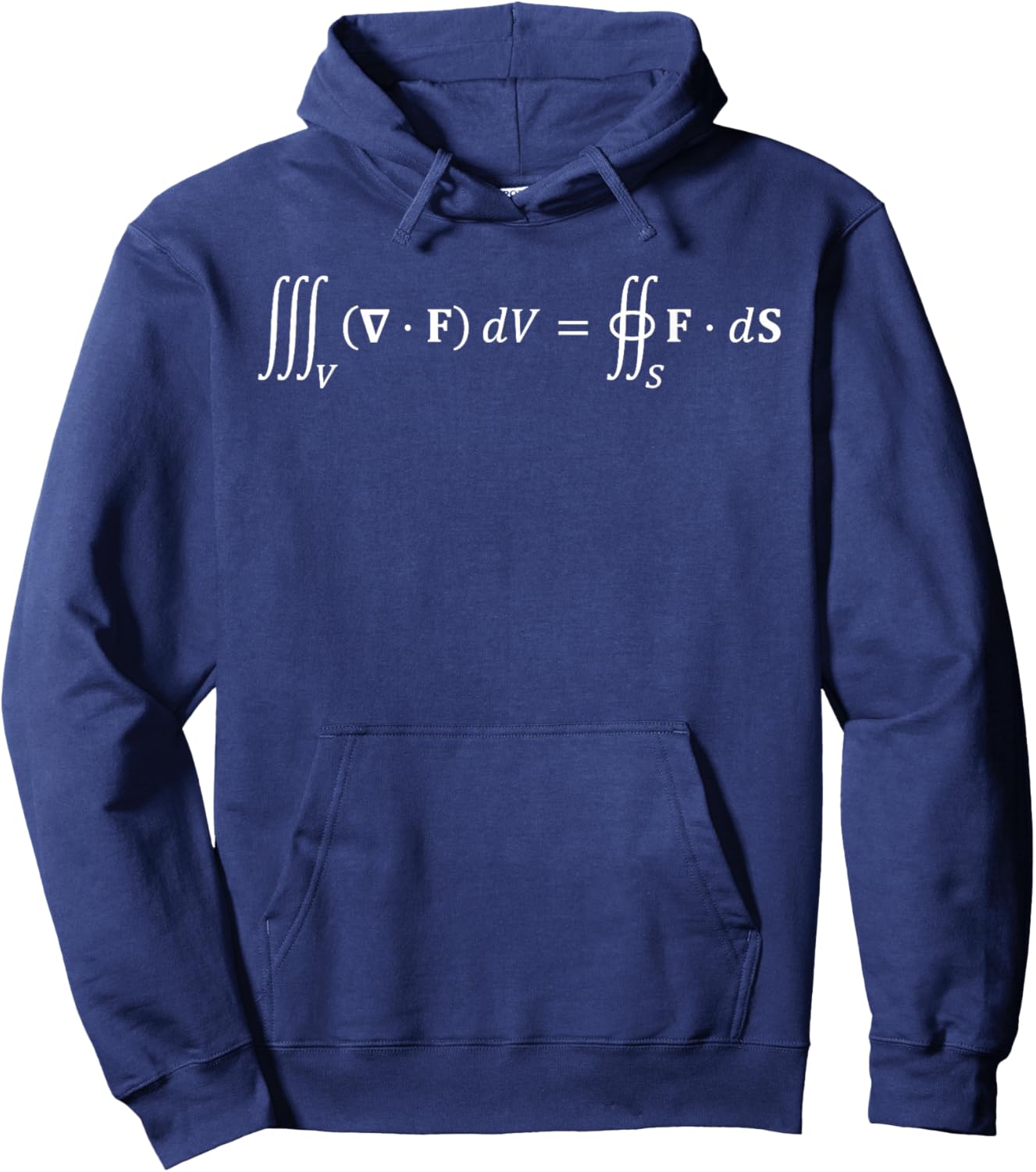 Divergence theorem, useful theorem in math and physics Hoodie - Hoodie | Navy