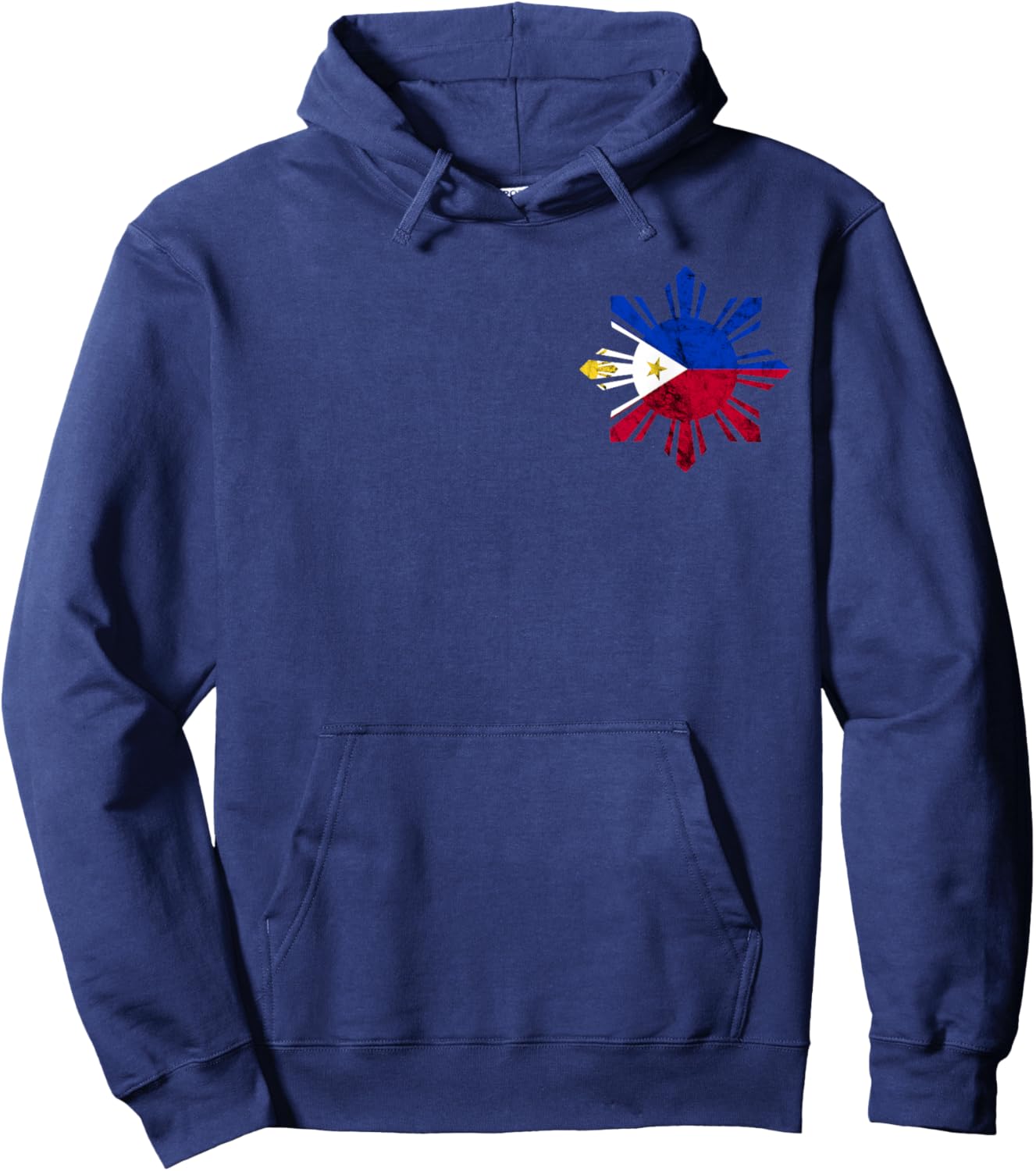 Philippines Filipino Flag Pilipinas Pride Filipino Roots Hoodie - Hoodie | Navy